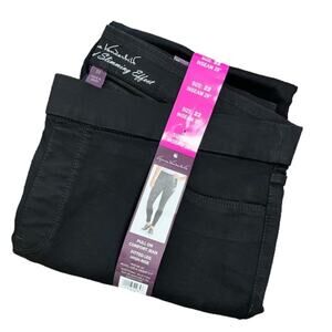 Gloria Vanderbilt Women's  Pull On Soft Stretch Pant Black Size 22 NWT